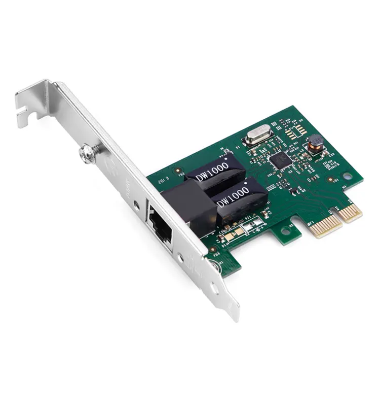 DIEWU PCIe Antarmuka Jaringan Kartu Realtek Chip 8111F PCIe LAN Card