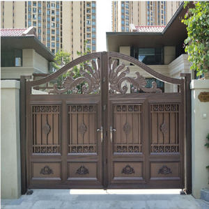 Porte coulissante <span class=keywords><strong>en</strong></span> <span class=keywords><strong>acier</strong></span> peinte à la poudre pour villa - Product Image 4