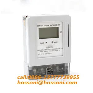 Écran LCD HOSSONI prépayé KWH (kilowatt heure) mètre, DDSY 7171 30(100)A, haute qualité, bon prix