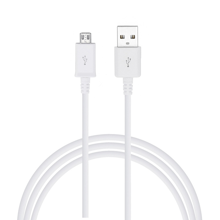 Высокая производительность белый мобильный телефон usb Быстрый зарядный кабель для V8