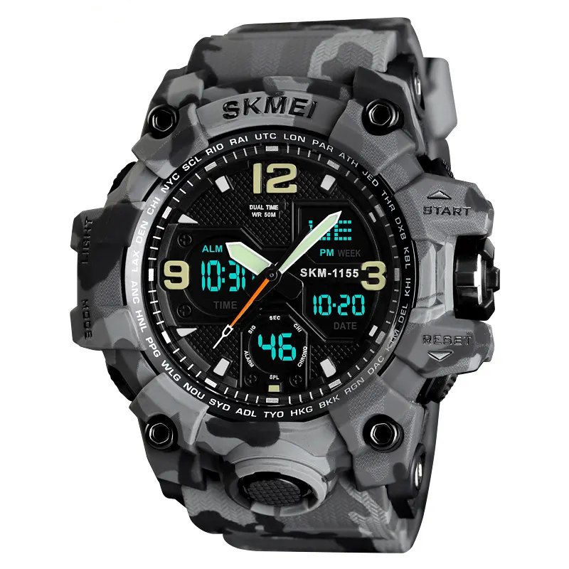 SKMEI 1155 B relojes watches custom digital sport watch brand men wristwatch quartz wristwatches