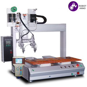 뜨거운 Anno 더블 헤드 더블 스테이션 자동 납땜 로봇 기계 - Product Image 3