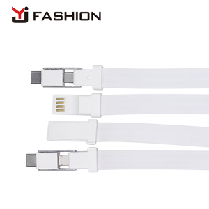 Hersteller Hohe Qualität 3 in 1 Lanyard USB Ladekabel für Android micro usb, ios und USB C Handy zubehör - Product Image 5