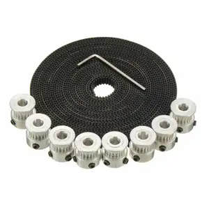 High Quality GT2 16/20 Tooth Belt Aluminium Timing Pulley for 3D Printer CNC turning
