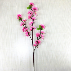 Flor Artificial Flor de melocotón <span class=keywords><strong>cherry</strong></span> plum ramo de flor de seda - Product Image 6
