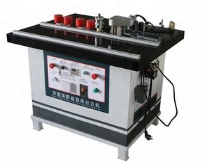 Chế biến gỗ Ajustable tốc độ điều khiển bằng tay cạnh dải máy với trượt con lăn bảng - Product Image 1