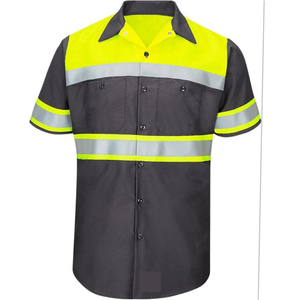 Camicia <span class=keywords><strong>da</strong></span> <span class=keywords><strong>lavoro</strong></span> a manica lunga con nastro riflettente ad alta visibilità - Product Image 3