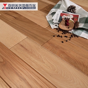 Mano nogal raspado alambre cepillado cocina sólidos pisos de madera - Product Image 2
