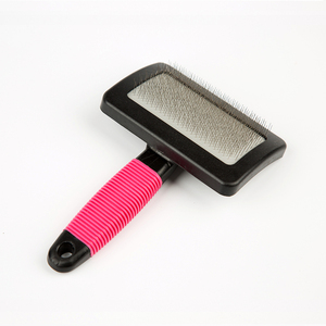 De silicona cepillo para mascotas como visto en la <span class=keywords><strong>tv</strong></span> del producto inoxidable perros peine - Product Image 2