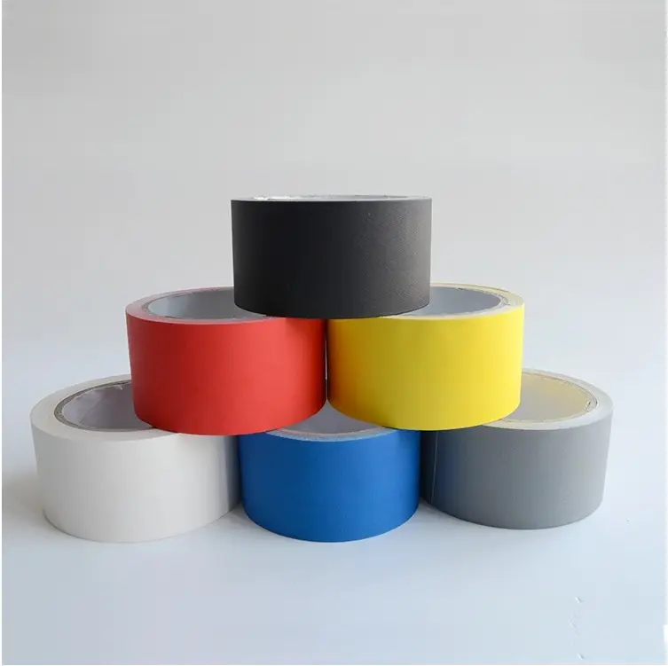 Zwart Gaff Matte Doek Gaffers Tape Voor Pro Fotografie, Filmen Achtergrond Non-Reflecterende