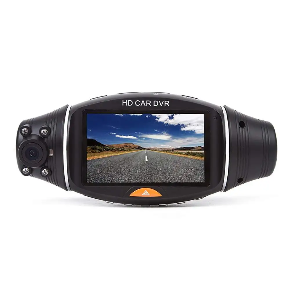 Ống Kính Kép Máy Ghi Hình Xe Hơi Full HD 1080P DVR Dash Cam G-Sensor Màn Hình LCD 2.7 Inch GPS Logger Video Passedword Tầm Nhìn Ban Đêm