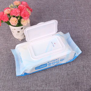 <span class=keywords><strong>Papier</strong></span> de soie humide jetable de 80 feuilles Lingettes humides pour le nettoyage des soins de la peau des bébés Lingettes nettoyantes jetables pour les <span class=keywords><strong>mains</strong></span> - Product Image 6