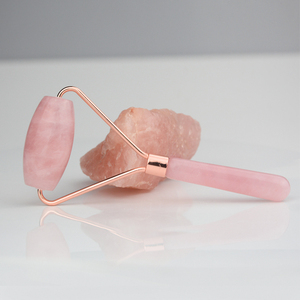 Thiết Bị Làm Đẹp Khuôn Mặt Một Mặt Đơn Rose Quartz Jade Roller Các Sản Phẩm Mát Xa Khác - Product Image 5