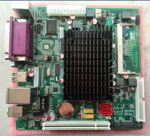 मिनी-itx मदरबोर्ड एटम मोबाइल सीपीयू के साथ N450/N455 1.66G समर्थन DDR2 वीजीए LVDS ATX बिजली 1LAN आईडीई