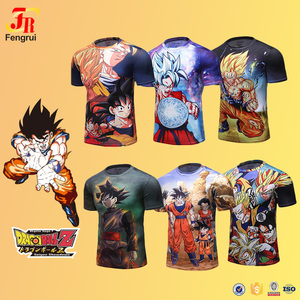 Marvel super héroe de la historieta camiseta de la bola Z del <span class=keywords><strong>Dragón</strong></span> lleno sublimado rash guard - Product Image 3