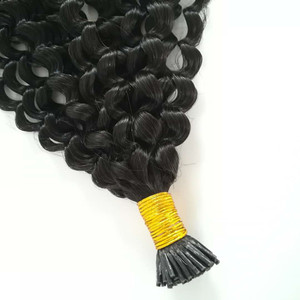 extensiones de <span class=keywords><strong>cabello</strong></span> rizado natura venta al mayor y detal,100% pelo humano remy 10a grado extensiones punto a punto - Product Image 4