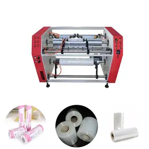 Factory Price PVC Stretch Cling Film Slitter Rewinder Machinery