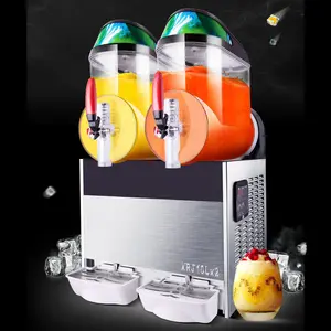 Commercial Milk Shake Inner-Outer Freezing Cylinder Stainless Steel Slush Machine