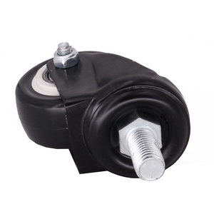 1.5/2 Inch PU/PVC Móveis Roda Giratória Rodízio com 40mm Threaded Stem Light Duty para Indústria Tabela de Aplicação Móveis - Product Image 5