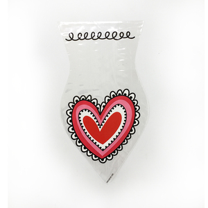 Saint Valentine heart themed toffee <span class=keywords><strong>bags</strong></span> PP plastic cello treat <span class=keywords><strong>bags</strong></span> goody <span class=keywords><strong>bags</strong></span> the days from Saint Valentine - Product Image 6