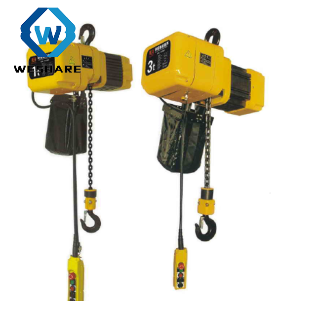 Электрическая цепная таль с регулятором частоты односкоростного управления