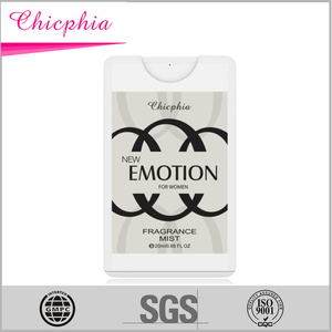 Nueva emoción 20 ml pequeña tarjeta de bolsillo <span class=keywords><strong>Perfumes</strong></span> y cuerpo fragancia niebla - Product Image 1
