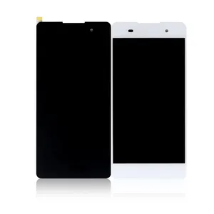 Black White color 대 한 페리아 z l36h 소니 대 한 xperia e5 F3311 F3313 lcd display touch screen 디지타이저