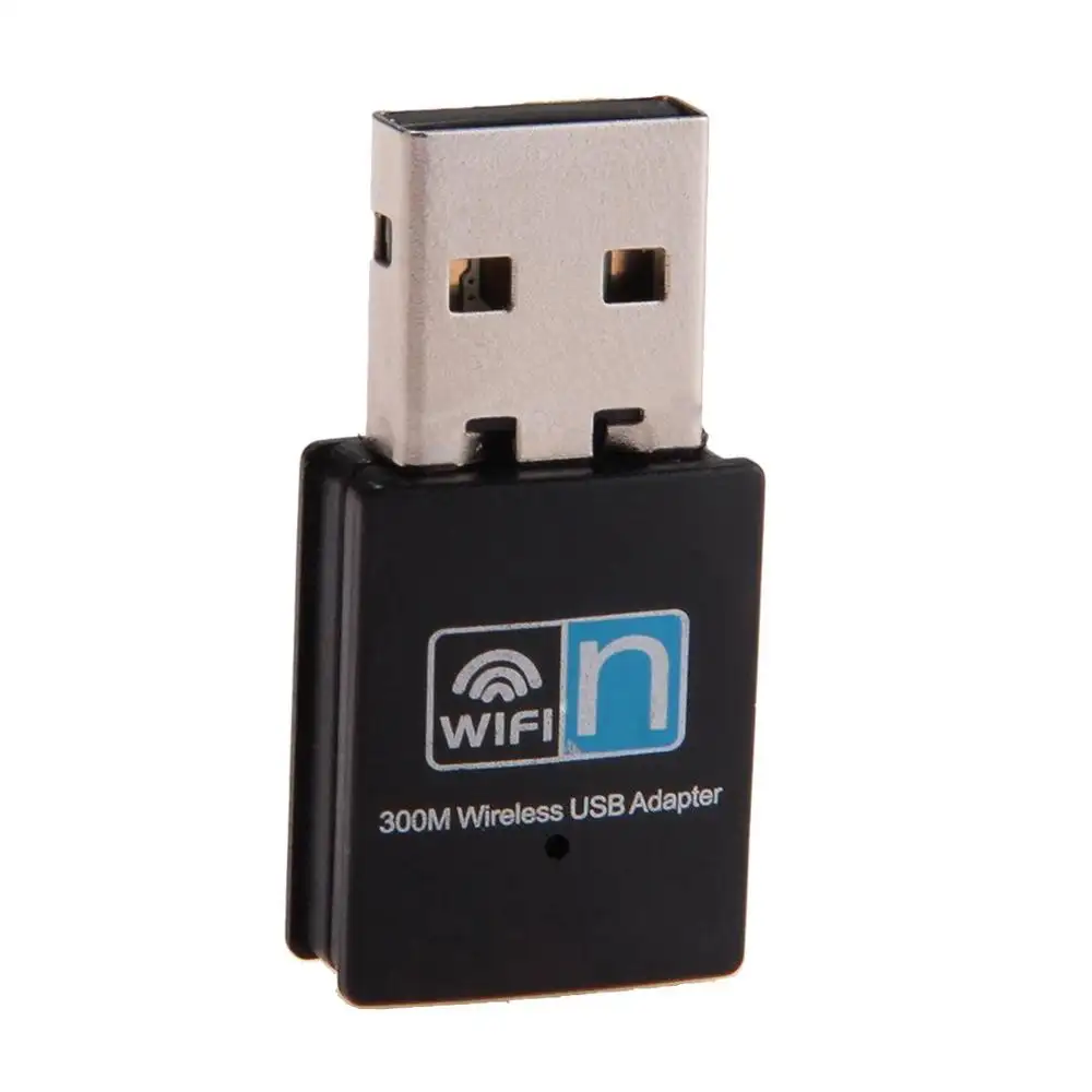 Adaptor Wi-fi USB 300Mbps & Adaptor Kartu Jaringan LAN Nirkabel, Dongle WiFi