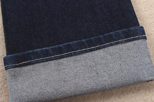 Certificato GRS repre tessuto Denim materiale riciclato 11 oz indaco <span class=keywords><strong>Jeans</strong></span> tessuto Denim - Product Image 6