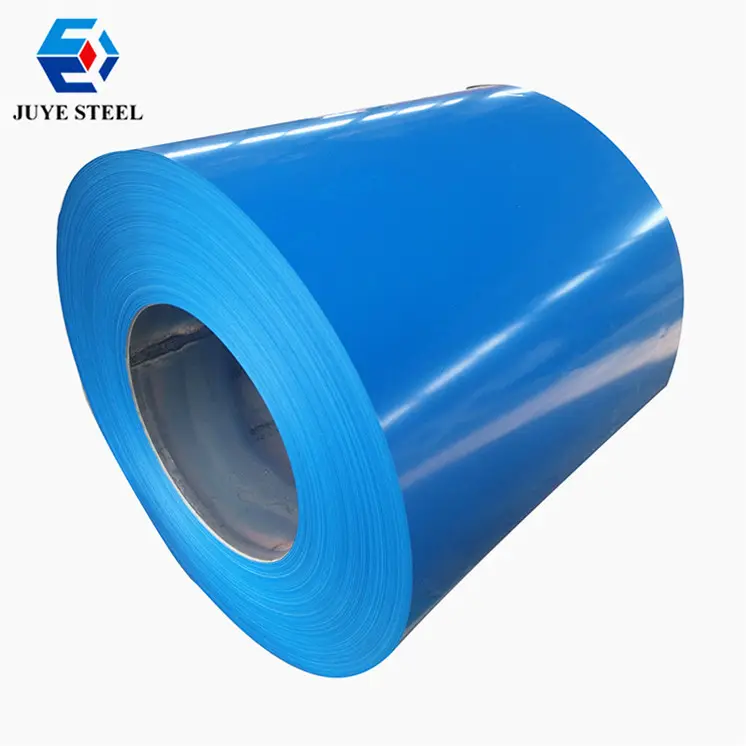 China Manufacture Prepainted Ppgl Ppgi Coated Steel Coil Blue Sheet Metal