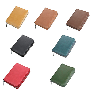 Genuine Leather Women Men <strong>RFID</strong> Wallet High Capacity for Unisex ID Credit Card Holder Organ Zipper <strong>Purse</strong> - Product Image 6