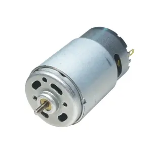 27.7mm rs-395 24 Volt dc coffee grinder motor with dual shaft