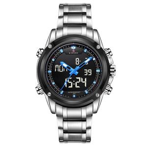 Naviforce 9050 impermeable de cuarzo de acero digital <span class=keywords><strong>Relojes</strong></span> hombres oficial tienda propietario de la marca de Naviforce reloj - Product Image 6