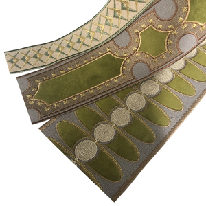 Tela de Encaje Bordada de Poliéster de Alta Calidad JBL, Adorno de Tela de Encaje <span class=keywords><strong>para</strong></span> Cortinas - Product Image 4