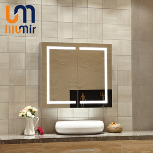 Armoire <span class=keywords><strong>de</strong></span> salle <span class=keywords><strong>de</strong></span> bain murale moderne avec éclairage, haute qualité, prix usine - Product Image 2