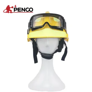 Penco Bersertifikat F2 Pemadam Kebakaran Penyelamatan Helm untuk Fireghting