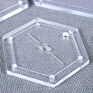 Đa-Mục Đích Acrylic Chắp Vá Quilting Template Cai Trị Cánh Tay Dài Cao Shank May Máy Hình Lục Giác Soạn Thảo Cai Trị - Product Image 4