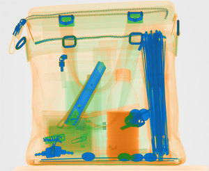 Scanner de bagages à rayons X à double vue ZA6550D hautement recommandé, alarme automatique, <span class=keywords><strong>sécurité</strong></span> des bagages à rayons X pour aéroport - Product Image 1
