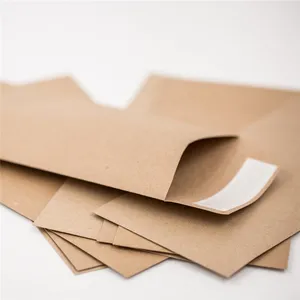 Echte Fabriek Prijs Custom Recycling Bruin Kraftpapier Envelop Doos
