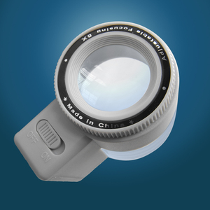 MG13100-2 6X42mm Rotondo Portatile di Misura di Lettura Scala di Ingrandimento lente di Ingrandimento Con La Luce del LED - Product Image 3