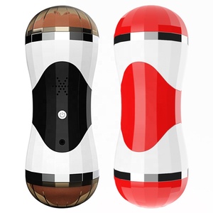 4D Électrique Vibrant Masturbateur Tasse Double Canal Mâle Chatte Humide - Product Image 1