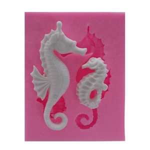 Meilleure vente, petits et grands hippocampes en forme d'outils de décoration de gâteaux, <span class=keywords><strong>moule</strong></span> en Silicone pour Fondant - Product Image 3