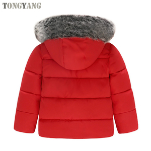 TONGYANG Baby Boys and Girls Jacket 2019 Autumn Winter Kids Jacket Coat Warm Thick Hooded Children Outerwear Coat - Product Image 4