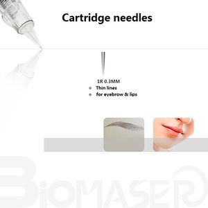 Biomaser ตลับหมึกแบบใช้แล้วทิ้ง,เข็มฉีดยาชาขนาดเล็กทางการแพทย์สักคิ้วแต่งหน้าถาวร - Product Image 3