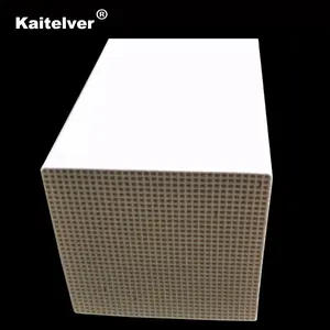 High temperature air combustion honeycomb ceramic for heat recovery