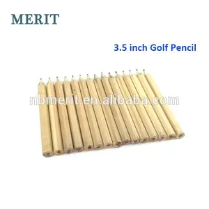 Werbe Mini Natural Wood Golf Bleistift