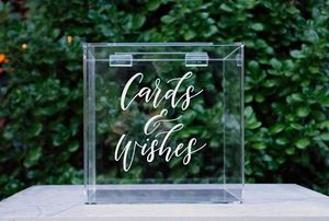 Iangel Hot Sale Gepersonaliseerde Acryl Bruiloft Wens Goed Doos Voor Kantoor Of Partij Gebruik - Product Image 6