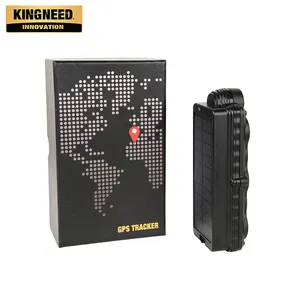 KINGNEED pelacak Gps mobil, truk wadah Magnet TK20S tahan air Wifi Locator baterai tahan lama matahari bertenaga Gps hitam