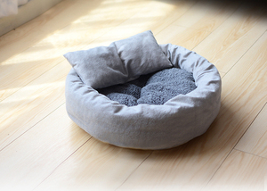 En gros quatre saisons doux <span class=keywords><strong>Pour</strong></span> Animaux De Compagnie <span class=keywords><strong>chien</strong></span> chat coussin de lit rond - Product Image 4