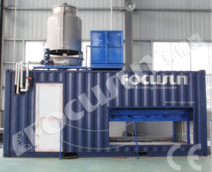 Focusun mejoe calidad y precio 5 toneladas fabrica contenerizada de hielo en barra - Product Image 3